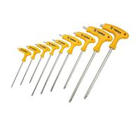 Serie cacciaviti a "T" resistant-torx 9 pezzi varie misure in cromo vanadio