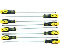 Serie cacciaviti lunghi 325 mm punta taglio pozidriv phillips set 8 pezzi