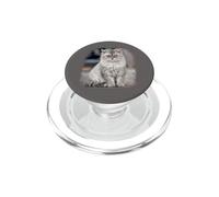 Serie Cat Selkirk Rex Cat. "Fuzzy Cat" PopSockets PopGrip per MagSafe