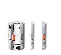 Serie CF-03/BW 1PC Accoppiatore flessibile Plum Clamp D40L66 Giunto for albero a ganascia CNC 8/10/12/14/16/18/20/22mm D40 L66 Connettore motore(10mmx17mm)
