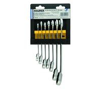 SERIE CHIAVI COMBINATE A CRICCHETTO SERIE 7 PEZZI: MM. 8:19 MAURER PLUS