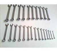 SERIE CHIAVI COMBINATE FISSE E STELLA 25 PZ 6/32 MM CROMO VANADIO