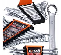 Serie Chiavi Combinate Fisse e Stella Professionali Cr-v Din.3113 Pz.12 Mm.6-22