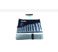 SERIE CHIAVI FISSE 12 PEZZI MM. 6X7 - 30X32 CON CUSTODIA IN TESSUTO MAURER PLUS
