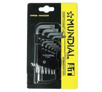 SERIE CHIAVI MASCHIO TORX MUNDIAL 9 pezzi (TX 10÷15) - MUNDIAL