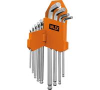 SERIE CHIAVI VALEX BRUGOLA BALL-POINT 9 PEZZI