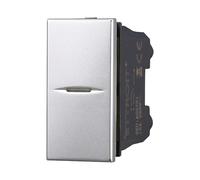 Serie Civile Compatibile Con Bticino Axolute (Interruttore Assiale, Grigio)