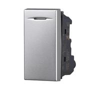 Serie Civile Compatibile Con Bticino Axolute (Interruttore, Grigio)