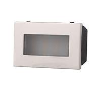 Serie Civile ETTROIT Bianco Compatibile Con Bticino Axolute (Lampada Led Segnapa