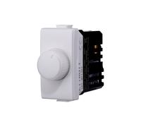 Serie Civile ETTROIT Bianco Compatibile Con Bticino Matix (Regolatore Dimmer A M
