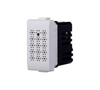 Serie Civile ETTROIT Bianco Compatibile Con Bticino Matix (Sensore Acustico 220V