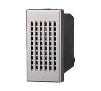 Serie Civile ETTROIT Grigio Compatibile Con Bticino Axolute (Suoneria 220V)