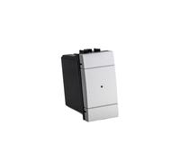 Serie Civile ETTROIT Grigio Compatibile Con Bticino Living Tech (Pulsante Interr