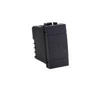 Serie Civile ETTROIT Nero Compatibile Con Bticino Living International (Pulsante