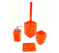 Serie completa 4 pezzi rainbow color arancio