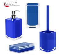 Serie completa 4 pezzi rainbow color blu