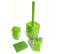 Serie completa 4 pezzi rainbow color verde acido