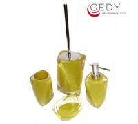 Serie completa 4 pezzi TWIST color verde avocado