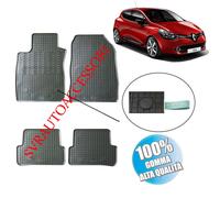 RENAULT CAPTUR 2013> KIT TAPPETI 4 PEZZI IN GOMMA FIX SU MISURA SAGOMA ORIGINALE