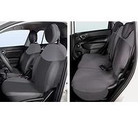 Coprisedili fodere kit completo anteriore posteriore Cora grigio per Fiat 500 L
