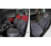 Serie completa coprisedili personalizzati Fiat Panda 12> 4 posti post. diviso te