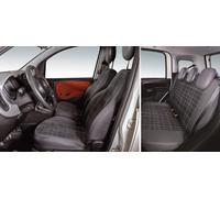 FODERE FIAT PANDA 2012 SU MISURA 5 POSTI in tessuto Scozia Posteriore Intero