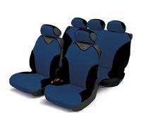 Serie completa coprisedili Turbo blu/nero