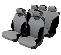 Serie completa coprisedili Turbo grigio/nero