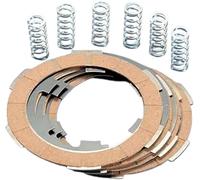 Serie COMPLETA dischi frizione PM - 4 dischi - 6 molle - Adatto a Piaggio 50 125 Vespa e Ape FL FL2 FL3 RST Mix - CI0657