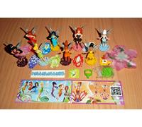 SERIE COMPLETA DISNEY FAIRIES + 10 CARTINE/BPZ KINDER SORPRESA ITALIA 2014/2015
