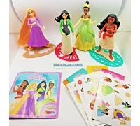 SERIE COMPLETA DISNEY PRINCESS MAXI (VDD09 - VDD12) + 4 BPZ KINDER PASQUA 2023