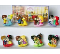 SERIE COMPLETA DISNEY PRINCESS SE243 - SE250 + 8 BPZ KINDER SORPRESA ITALIA 2018
