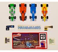 SERIE COMPLETA FORMULA 1 (DC238 - DC241) + 4 BPZ KINDER SORPRESA ITALIA 2011/12