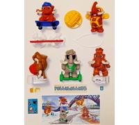 SERIE COMPLETA MAMMUT (VCB10 - VCB14) + 5 BPZ KINDER SORPRESA MAXI NATALE 2025