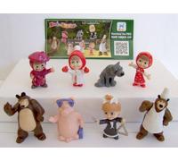 SERIE COMPLETA MASHA AND THE BEAR 3 + 8 BPZ RUSSIA KINDER SORPRESA 2016