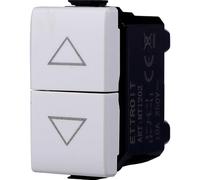 Serie completa matix ettroit bianco presa schuko interruttori pulsante supporto 503 504 506 placche falso polo deviatore (Sali e scendi)