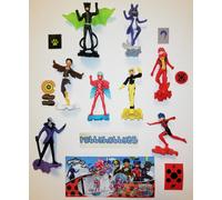SERIE COMPLETA MIRACULOUS WORLD (VD374 - VD381) + 8 BPZ KINDER ITALIA 2022/2023