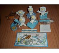 SERIE COMPLETA MOSTRI DELLE NEVI SDB08 - SDB12 + 5 BPZ KINDER ITALIA NATALE 2016