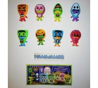 SERIE COMPLETA MOSTRI MASCHERATI (VV254 - VV259 A) + 8 BPZ KINDER HALLOWEEN 2020
