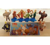 SERIE COMPLETA THREE HEROES & SEA KING SD355 - SD362 + 8 BPZ KINDER RUSSIA 2017
