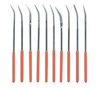 SERIE DA 10 LIME DIAMANTATE CURVE LUNGHEZZA 160 mm