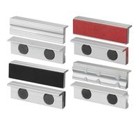 Serie da 4 coppie di copriganasce in alluminio per morsa da 100mm FERVI 0520/100