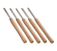 SERIE DA 5 SCALPELLI VALEX 1463204 PER LAVORAZIONE AL TORNIO LEGNO