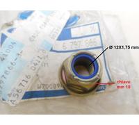 Serie da cinque dadi esagonali autobloccanti in acciaio diam.12x1,75 mm 6797866