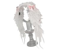 Serie Dark Fascia Per Capelli Con D'angelo Decorazione in Pizzo Punk Copricapo in Tessuto Per Donne Adolescenti Ragazza Abbigliamento Quotidiano Costume Anime Accessorio Per Capelli Punk