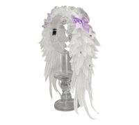 Serie Dark Fascia Per Capelli Con D'angelo Decorazione in Pizzo Punk Copricapo in Tessuto Per Donne Adolescenti Ragazza Abbigliamento Quotidiano Costume Anime Accessorio Per Capelli Punk