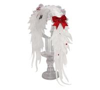 Serie Dark Fascia Per Capelli Con D'angelo Decorazione in Pizzo Punk Copricapo in Tessuto Per Donne Adolescenti Ragazza Abbigliamento Quotidiano Costume Anime Accessorio Per Capelli Punk