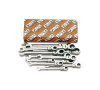 SERIE DI 13 CHIAVI COMBINATE A CRICCHETTO SNODATE 142SN /S13