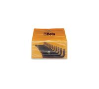 BETA 97TX/B13 - Serie di 13 chiavi maschio piegate per viti con impronta Torx (art. 97tx) in busta