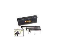 SERIE DI 3 LEVE CON TESTA SNODATA PIATTA CURVA ART. 966/C3